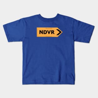 NDVR Filming Location Sign Kids T-Shirt